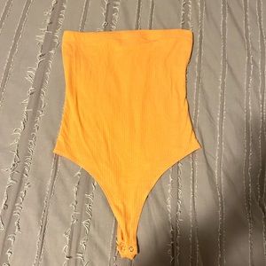 NEON ORANGE BODYSUIT